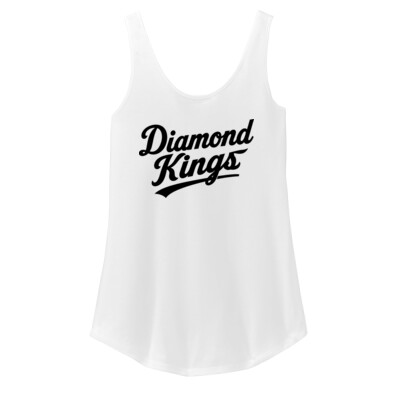 Ladies Triblend Tank Top - Diamond Kings black Thumbnail