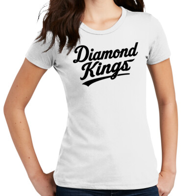 Ladies blend tee - Diamond Kings black Thumbnail