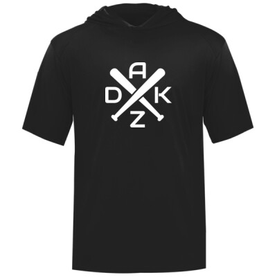 Adult Drifit Short Sleeve Hoodie - AZDK white Thumbnail